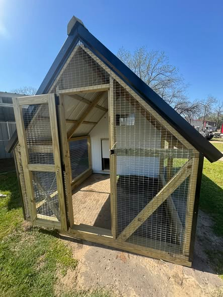 8' x 12' 8x12 A-Frame Chicken Coop in Gilmer, TX for sale in Gilmer, TX